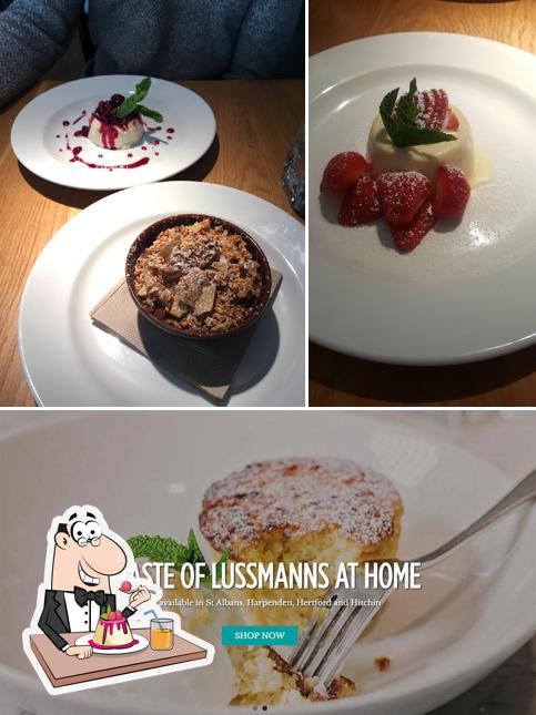Lussmanns Sustainable Kitchen & Bar - Hertford sirve una buena selección de dulces
