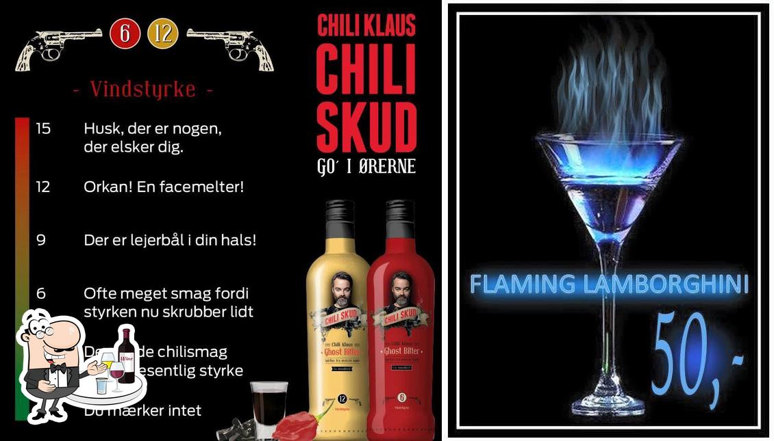 The Flaming Lamborghini Bar - Aalborg sirve alcohol