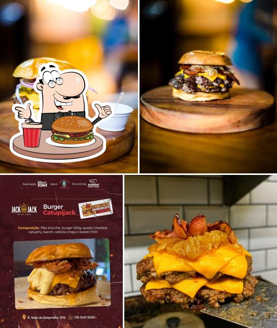 Hambúrguer em Jack Jack Burger