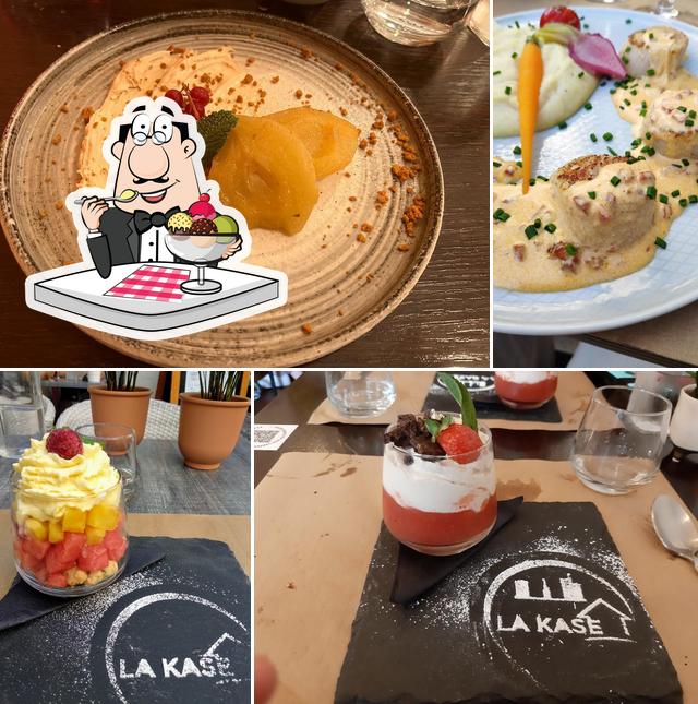 Restaurant La Kase propose un nombre de plats sucrés