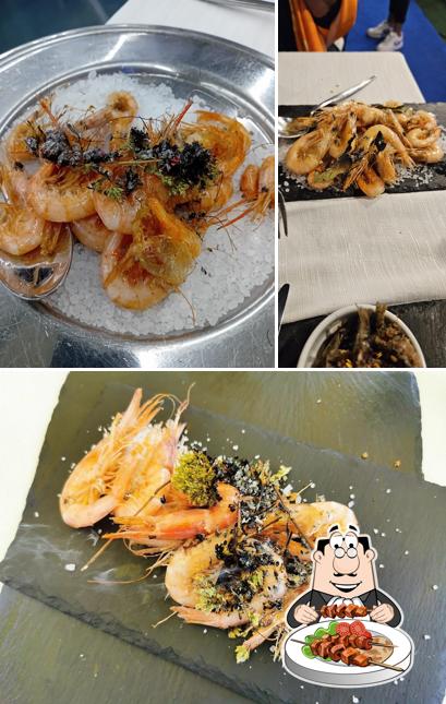 Scampi al Ristorante Il Diavolo di Mare