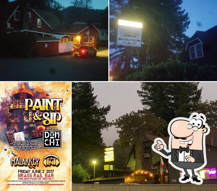 Brass Rail Bar & Grill in Redway Restaurant menu and reviews