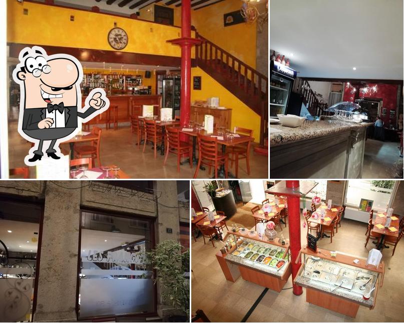 L'intérieur de Restaurant Les Frangins