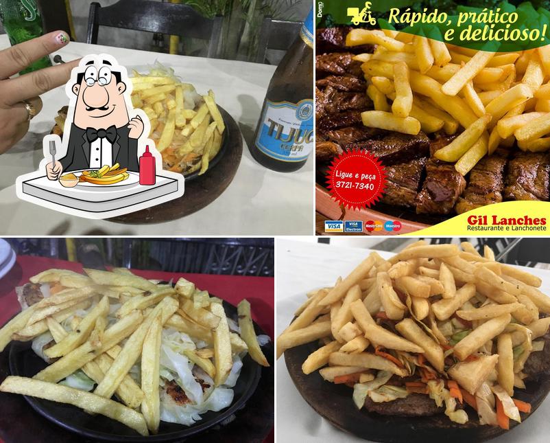 Peça fritas no Gil Lanches