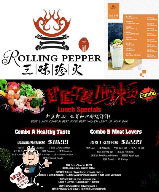 Disfrutra de tu bebida favorita en Rolling Pepper Hotpot