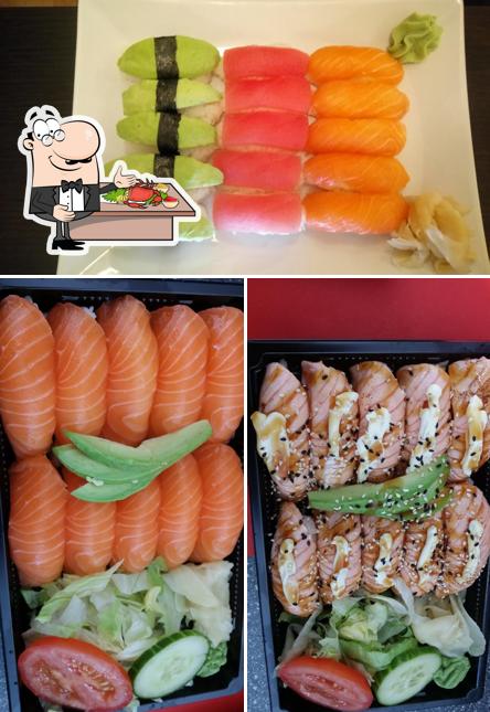 Toma marisco en Shiki Sushi Gyoza
