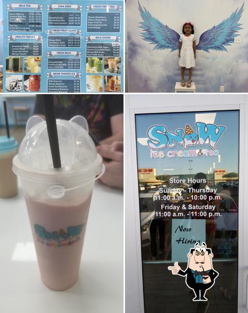 Snow Ice Cream & Tea provides a range of beverages