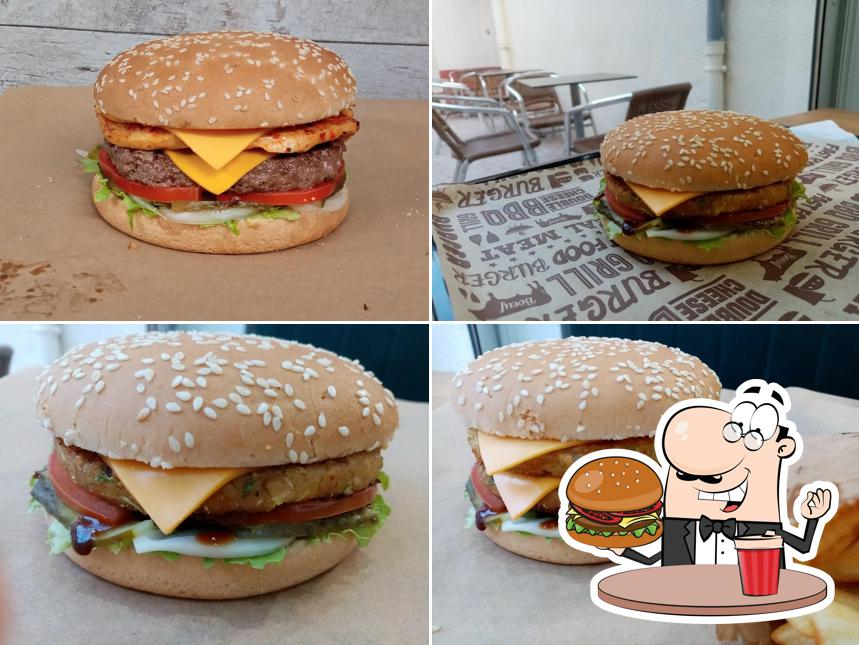 Commandez l'un des hamburgers disponible à Break Time