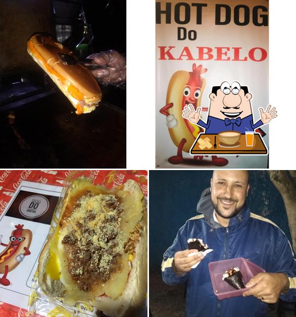 Comida em Hot-dog Do Kabelo