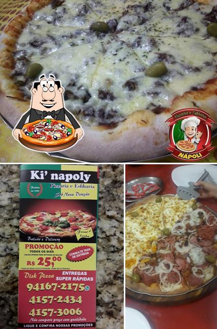 Попробуйте пиццу в "Pizzaria e Esfiharia Ki Napoly"