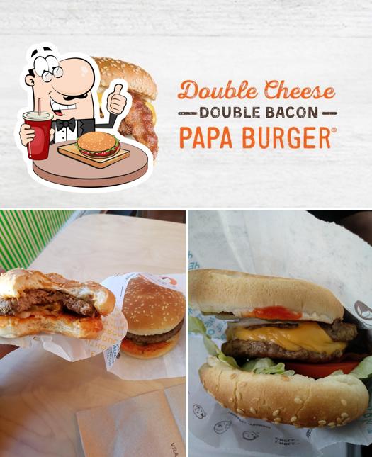 Order a burger at A&W Canada