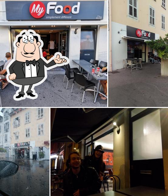 Découvrez l'intérieur de Fast-food Myfood