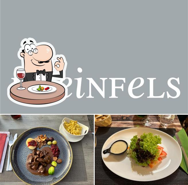 Nourriture à Restaurant Rheinfels