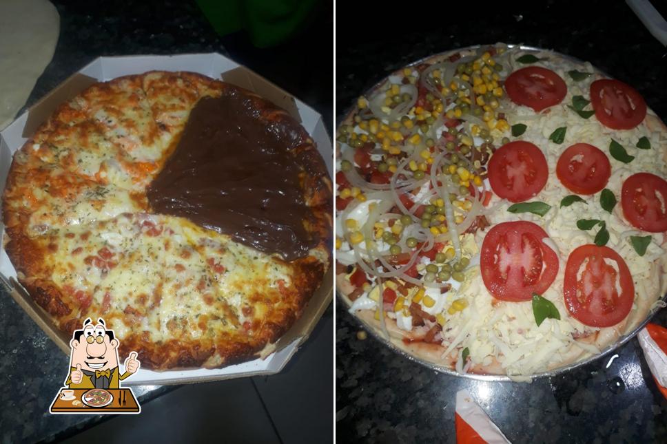 Peça pizza no Salão da Pizza