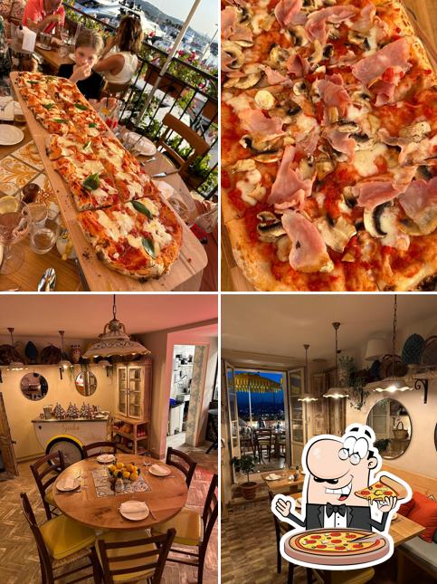 Essayez des pizzas à Restaurant Sicilia - Saint-Tropez