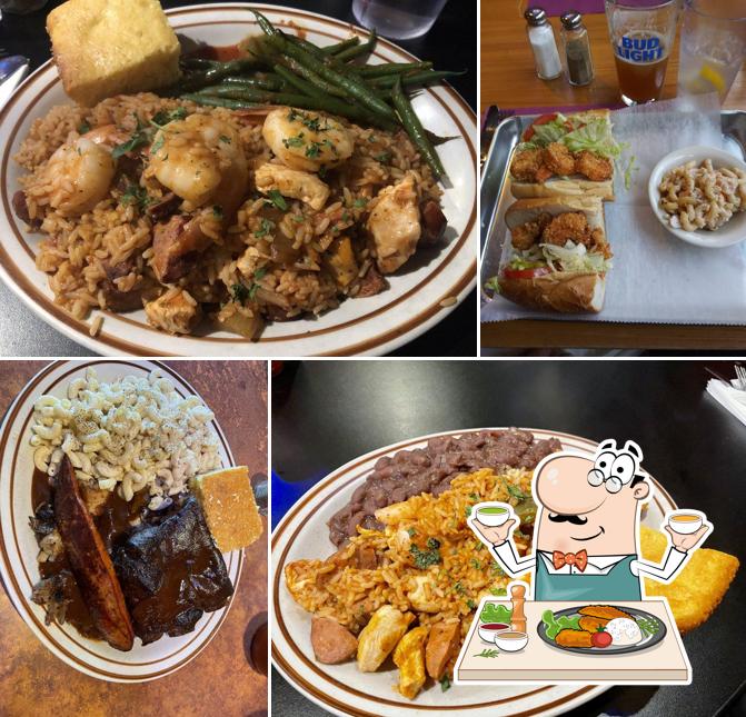 Meals at Bayou BBQ & Grill
