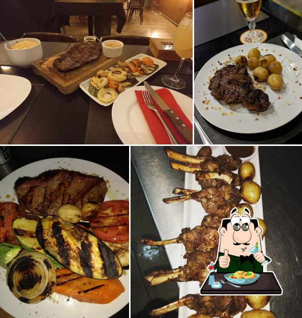 Platos en Barbecue Steak House