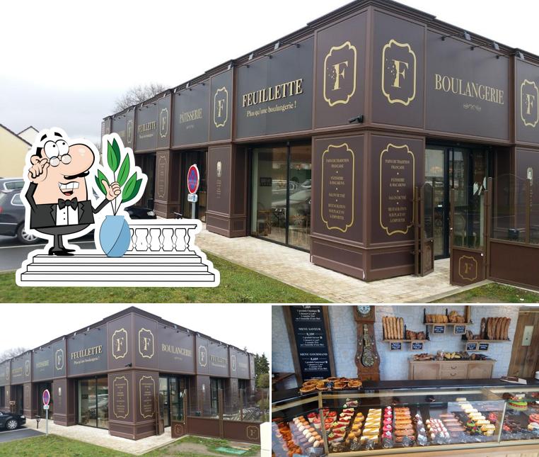 L'extérieur de Boulangerie Feuillette
