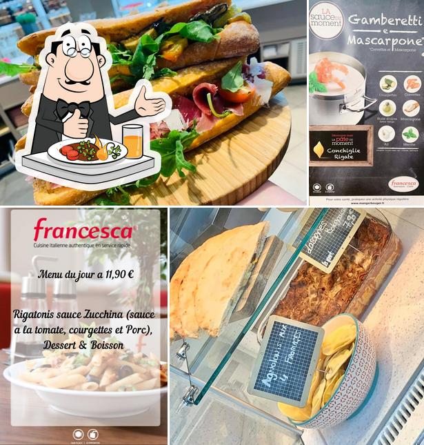 Plats à Restaurant Francesca Houssen