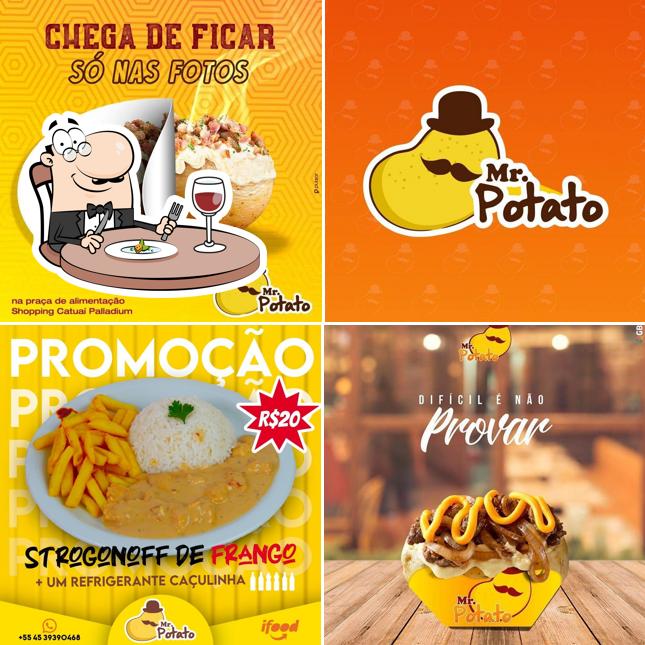 Comida em Mr potato