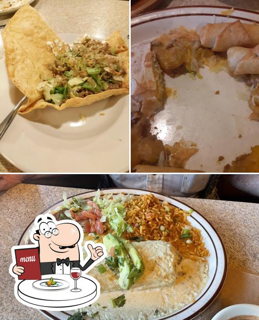 Food at El Potro Mexican Cafe paola