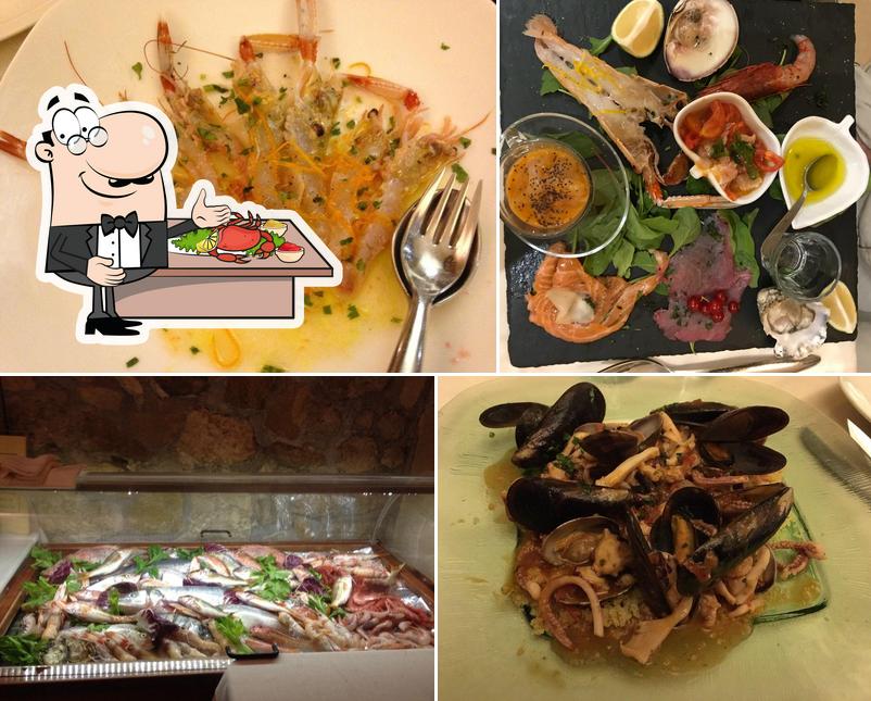 Закажите блюда с морепродуктами в "Ristorante Porta Marina da Salvo"