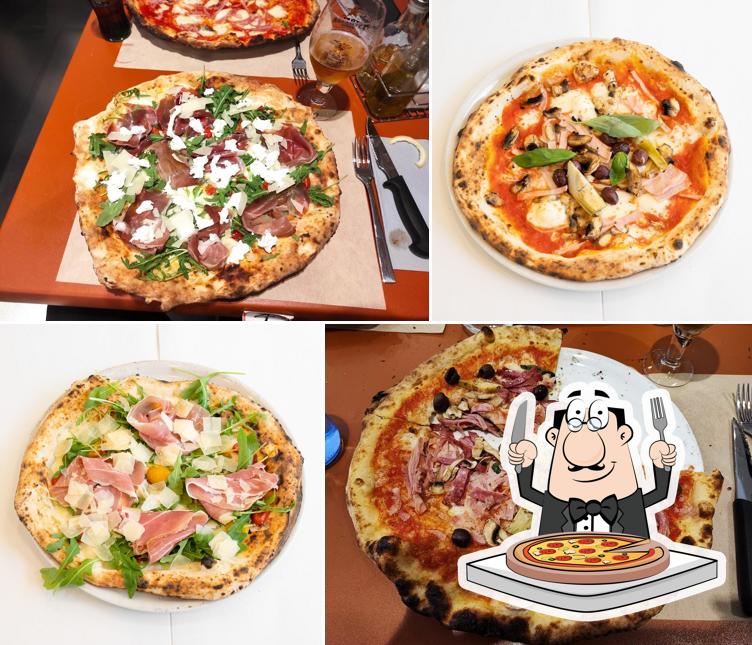 A Pizzeria I Due Amici, vous pouvez prendre des pizzas