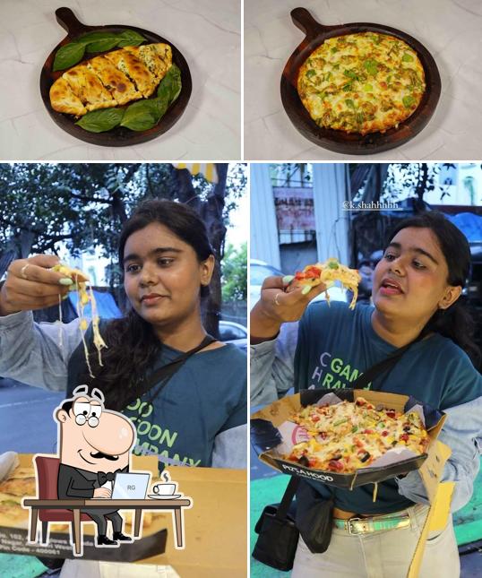 The interior of Pizzahood