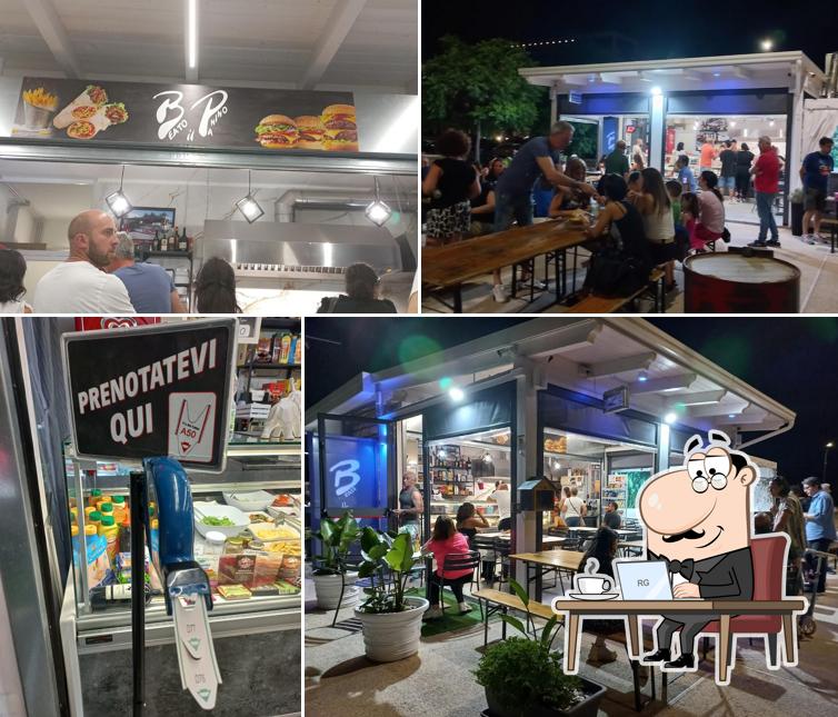 Gli interni di Beato il panino