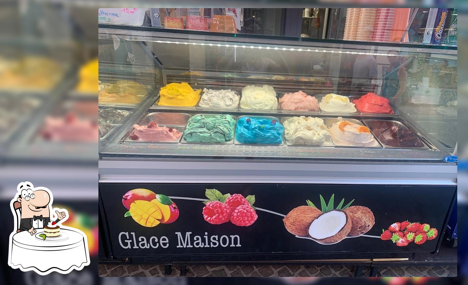 N'oubliez pas d'essayer un dessert à Glacier du roc