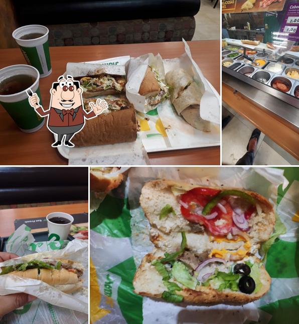 Comida em Subway