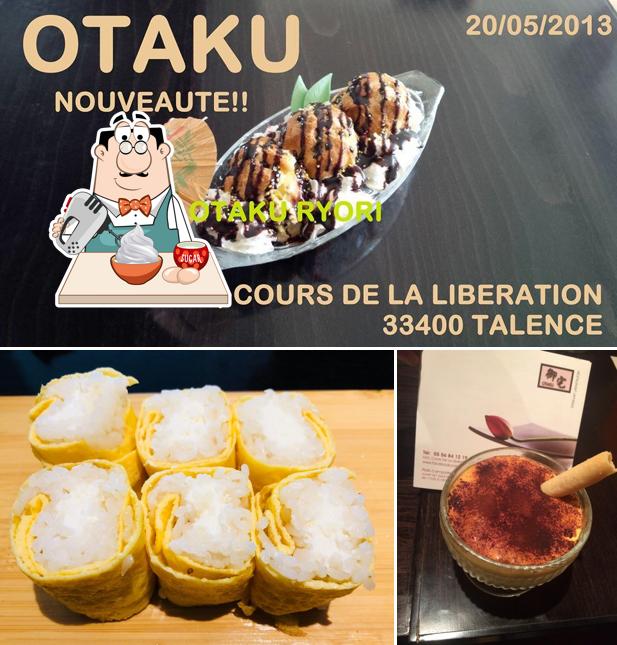 Otaku propose une éventail de desserts