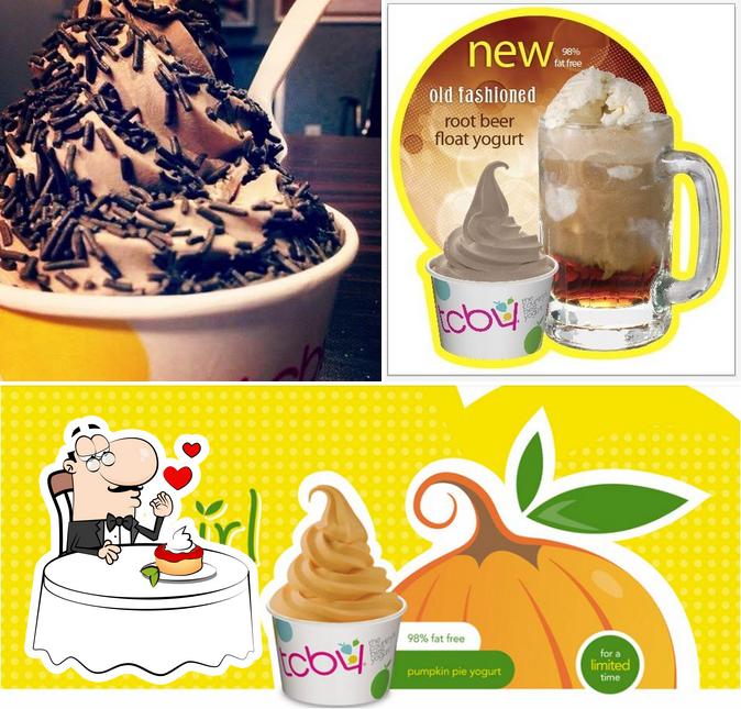 TCBY propose une variété de desserts