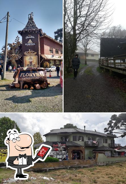 O exterior do Deck da Cascata