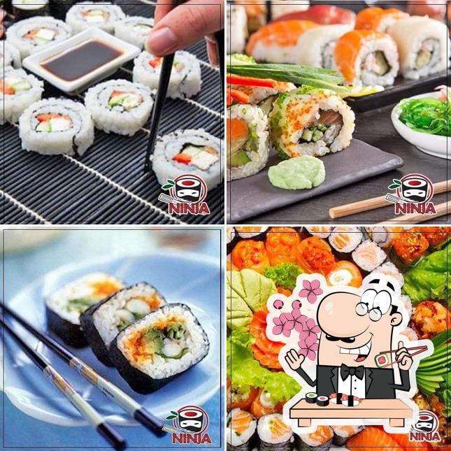 Peça diversas opções de sushi