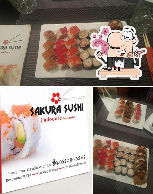 Les sushi sont servis à Sakura Sushi