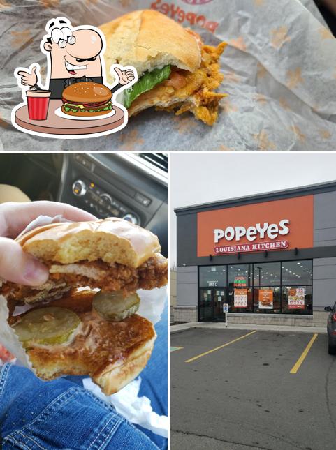 Essayez un hamburger à Popeyes Louisiana Kitchen