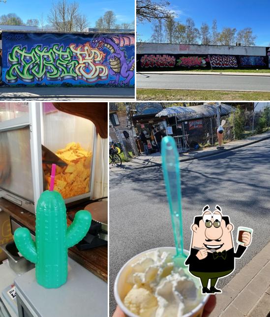 Profitez d'une boisson à Coney Eisland Eisdiele + Kiosk