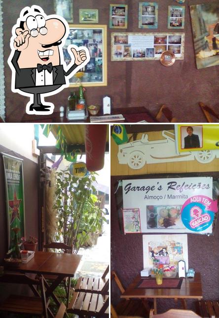 O interior do Garage's Refeições E Marmitas