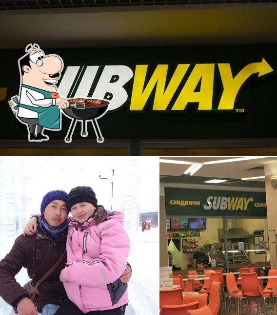 Это снимок ресторана "Subway"
