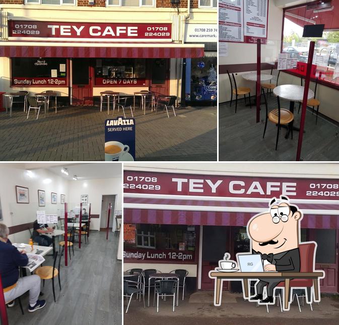 The interior of Tey Cafe