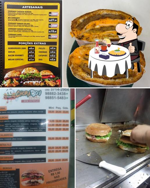 Peça um hambúrguer no ChoraBoy Lanches