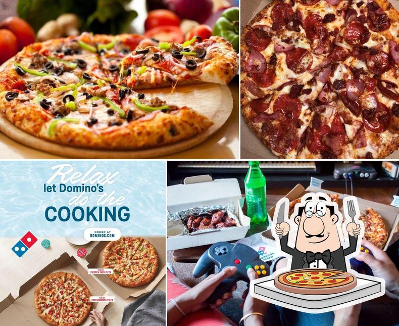 Order pizza at Domino's Pizza