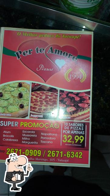 Look at the image of Per te Amore Pizzas