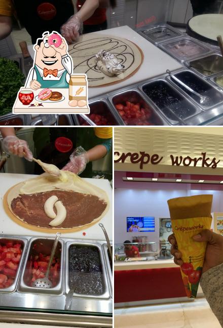 Crepeworks offre une sélection de plats sucrés