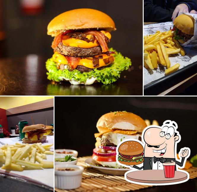 Delicie-se com um hambúrguer no Hunger Burguer E Cia