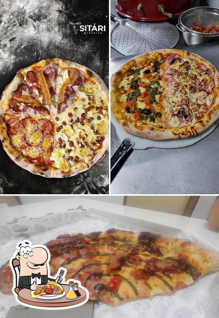 Escolha pizza no SITÁRI PIZZARIA