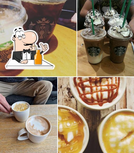 "Starbucks Coffee" предоставляет гостям большой выбор напитков