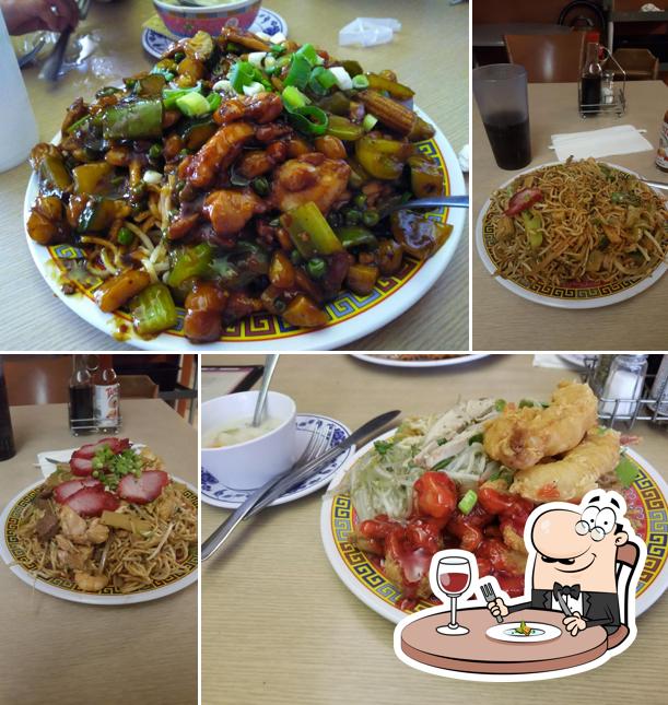 Food at Fong's Chinese Restaurant