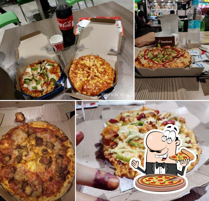 Pick pizza at Domino's Pizza Mahanagar Colony, Bareilly